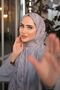 حمار وحشي منقوشة شال المنك - 5
