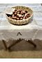 Bamboo Round Snack Bowl Straw Bamboo Wood Natural Snack Bowl Hazelnut Walnut Bowl - 2