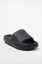 Women's Black Flatform Pool Slippers - TAKSS24TE00013 - 3