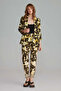 Patterned Oversize Jacket - Green - 2