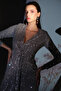 Sequin Knotted Dress - Silver - 5