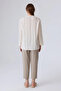 Striped Cotton Blouse - Ecru - 6