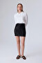Sequined Mini Skirt - Black - 2