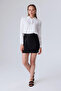 Sequined Mini Skirt - Black - 4