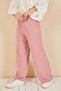 Women's Powder Waist Elastic Waist Wide Leg Loose Summer Trousers Aerobin-865829 - 3