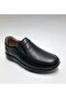 Bemsa Black Genuine Leather Anatomical Sole Laceless Orthopedic Men's Shoes Easy-Walk 522 - 3