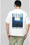 Unisex Oversize Hit Me Hard and Soft Written Billie Eilish Back Printed T-Shirt - 2
