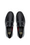 Men's Genuine Leather Black Leather Loafer Shoes - 5