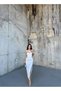 İris Gloplu Midi Elbise 24858