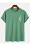 Unisex Teach Peace Printed Short Sleeve 100% Cotton t-shirt - 2