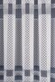 Ecru Knitted Transverse Striped Tulle Curtain, 200x250cm, 1/2 Sparse Pleat, Elıon04601 - 4