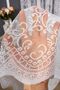 Ivy Pattern Knitted Plain Tulle Curtain, 550x260, Tight Pleat, 1/3 - 3
