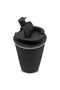 304 Stainless Steel Thermos Double Layer Hand Non-Burning Mug Non-Slip Base Thermos Gly-549 Black - 7