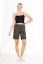 X Adventure 100% Cotton Haki2 Thread Pocket Shorts Dark Green - 3