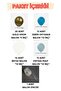 My Party Set^^ White* Storm Blue* Gold Chrome* Deep Ocean 60 Balloon Set - 2