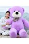New Year's Special: Plush Bear with Printed Heart and Bow Tie in Hand-140 Cm