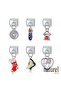 Italian Stainless Steel 9mm Heart Charm - 2
