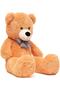 New Year's Special: 90 cm Plush Teddy Bear with Printed Heart and Christmas Hat in Hand - New Year's Themed - 2