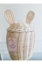 Rabbit Ear Basket, Rattan Organizer, Kids Room Decoration 35 Cm