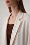 Relaxed Fit Jacket - Ecru - 4