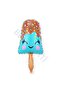 Smiling Foil Balloon with Ice Cream Sticks 90 cm