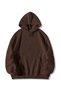 Apocalypse Printed Unisex Brown Oversize Hooded Sweatshirt Hoodie - Kangaroo Pocket - 2