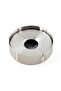 Stainless Steel Ash Tray - Lid, Chrome Cut, 8 cm Round Scotch Ashtray