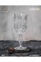 Glass 6 Pieces Coffee Side Water Glass with Feet california 210 ml 6 pieces - 2