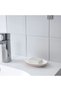 5-Piece Bathroom Set Trash Can (STEEL) - Toothbrush Holder Soap Dispenser Toilet Brush (PORSELEN) - 7