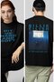 Unisex Oversize Hit Me Hard and Soft Written Billie Eilish Back Printed T-Shirt