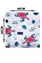 Muslin Mouth/Shoulder Cloth 100% Cotton 3 Pieces 40x40cm - 2