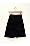 Black Color Long Skirt with Slits - 2