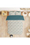 طقم غطاء لحاف مطبوع مزدوج - 200x220 سم (بدون ملاءة)