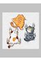 Cute Naughty Cats Car Sticker, Car Window Decal, 3-Piece Sticker Set - 4