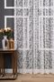 Shawl Pattern Knitted Plain Tulle Curtain, 300x250, Tight Pleat, 1/3 - 7