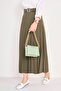Belted Skirt - 23026-Haki - 2