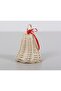 Christmas Bell Chime with Ribbon Christmas Pine Tree Ornament New Year Tree Decoration 11 Cm (Piece Price) - 4