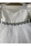White Puffy Princess Evening Dress - 4
