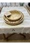 3-Piece Round Snack Bowl Wicker Bamboo Wooden Natural Snack Bowl Hazelnut Walnut Decorative Bowl - 6