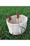 Wicker Bamboo Rattan Scooter Basket Bike Basket - Bookshelf Basket - 4