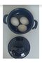 Enameled Black Mini Size 3 Piece Baby Food Milk Yogurt Cheese Soup Egg Breeding, Boiling Pot - 4