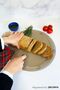 Channeled Glass Cutting Board - Glass Cutting Table| Bronze Glass| Diameter32cm| Patented Product - 2