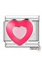 Italian Stainless Steel 9mm Heart Charm