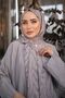 حمار وحشي منقوشة شال المنك