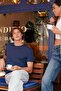 Men's Navy Blue Slim Fit Slim Fit Crew Neck Linen Look T-Shirt