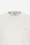 Men's Grey-white Easy-Iron Slim Fit Slim Fit Crew Neck Jacquard T-Shirt - 6
