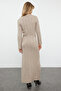 Vizon Maxi  Triko Yumuşak Dokulu Bağlama Detaylı Elbise TWOAW25EL00031 - 5