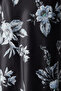 Maxi Length Black Satin Patterned Double Layer Tulle Skirt - TWOSS24ET00237 - 3