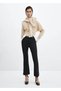 Sienna Flare Crop Waxed Jean Trousers - 2