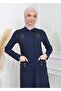 Hooded Zippered Linen Women's Trench Coat 1209 - 5